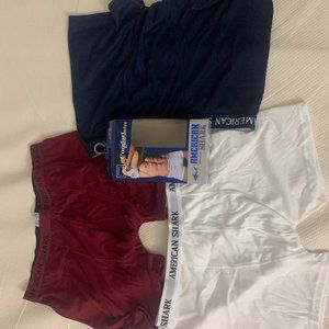 3Pack Cotton Casual Box Underwear, American Shark